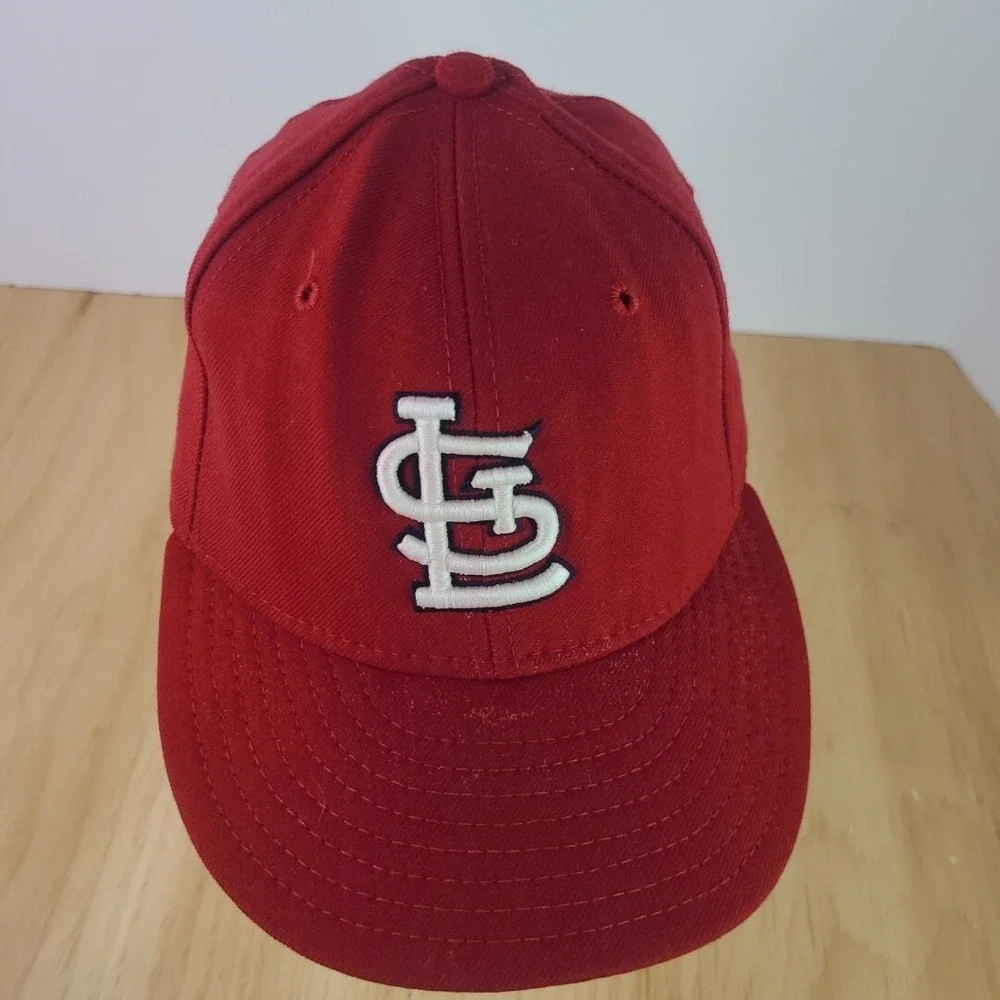 Mens New Era Red St. Louis Cardinals Batting Practice 59FIFTY Fitted Hat‎ 7 1/4
